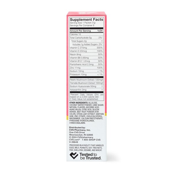 Well Market™ Raspberry Lemonade Hydrate & Glow Drink Mix, 6 ct, 0.24 oz