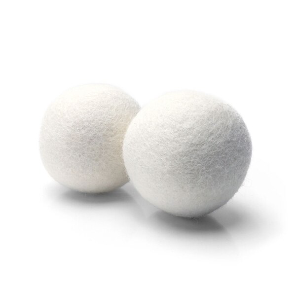 Total Home Natural Wool Dryer Balls, 2 ct