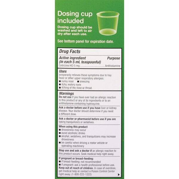 CVS Health Children's 24HR Allergy Relief Cetirizine HCl Oral Antihistamine