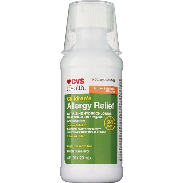CVS Health Children's 24HR Allergy Relief Cetirizine HCl Oral Antihistamine