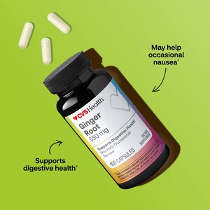 CVS Health Ginger Root Capsules, 100 CT