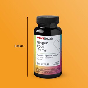 CVS Health Ginger Root Capsules, 100 CT