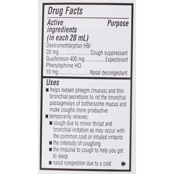 CVS Health Maximum Strength Severe Cough & Congestion Relief Liquid, 6 OZ