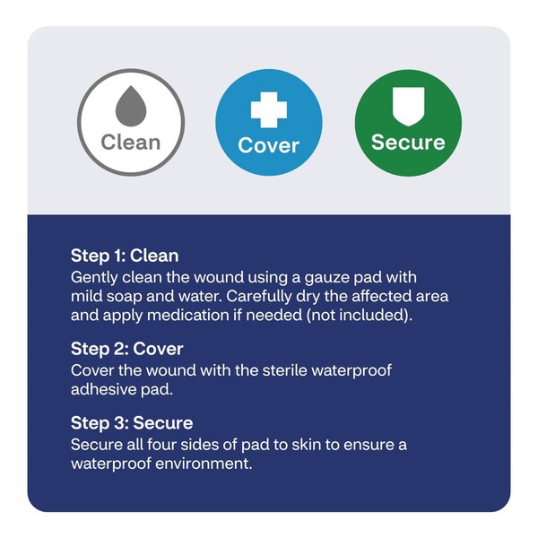 CVS Health Sterile Waterproof Adhesive Pads