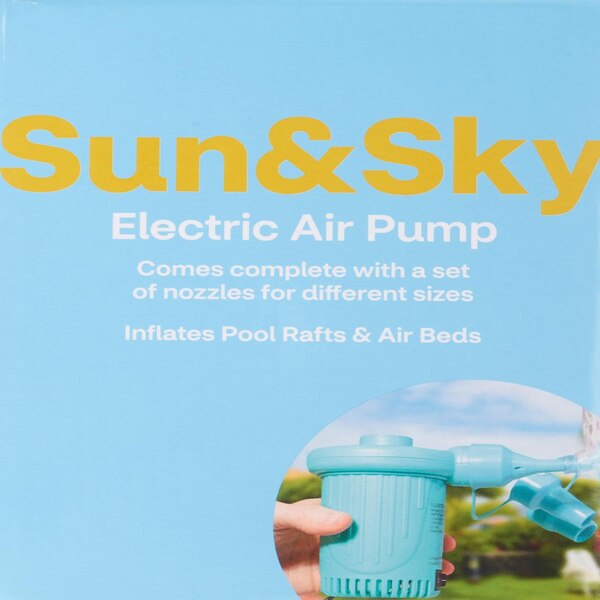 Sun & Sky Inflate-Mate Electric Pump, Blue
