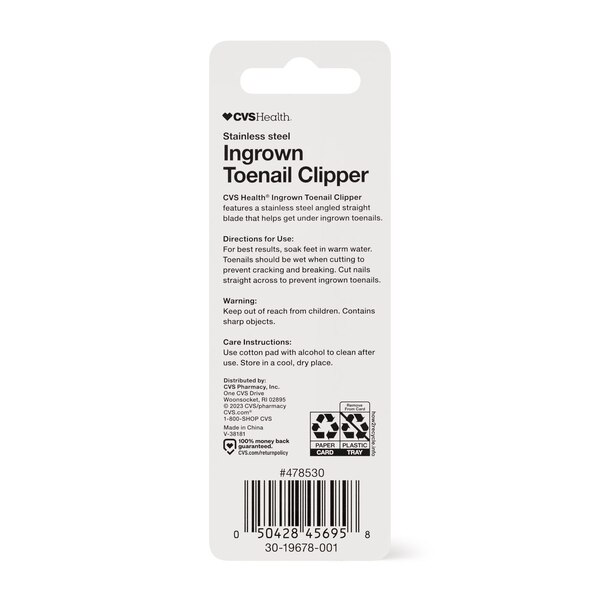 CVS Health Ingrown Toenail Clipper
