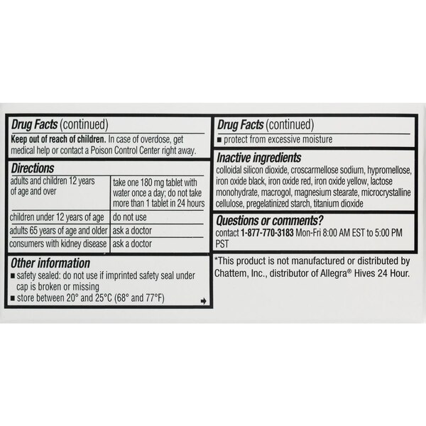 CVS Health Allergy & Hives Relief Tablets, 30 CT