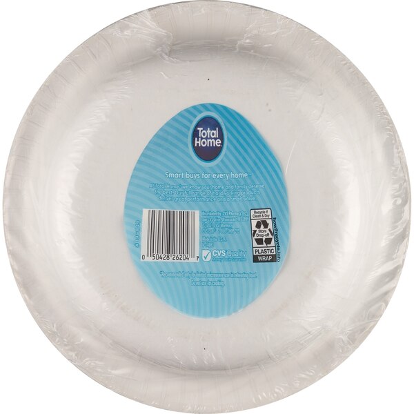 Total Home Decorated Paper Bowls 20 oz, 24 ct