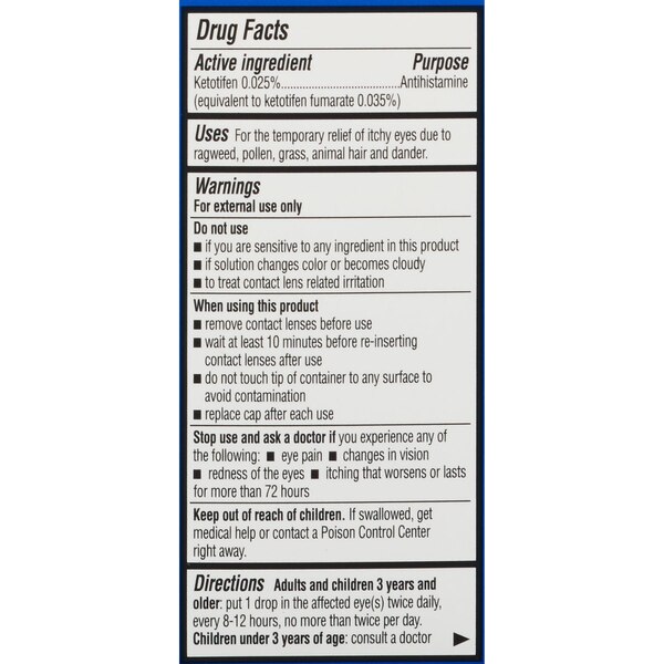 CVS Health 12 Hour Antihistamine Allergy Relief Eye Drops, 0.34 FL OZ