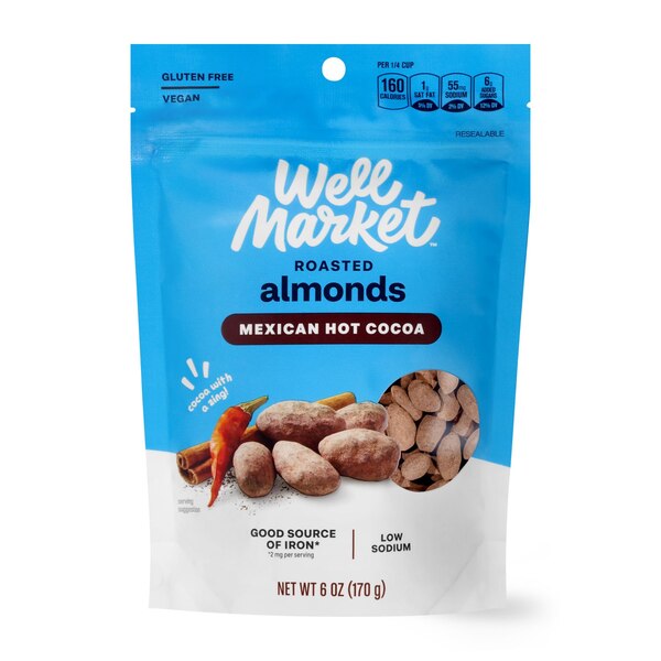Well Market Roasted Mexican Hot Cocoa Almonds, 6 oz