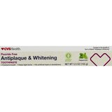 CVS Health Antiplaque & Whitening Fluoride Free Toothpaste, Peppermint, 5.5 OZ, thumbnail image