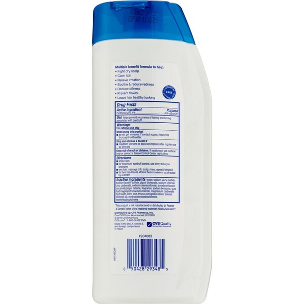 CVS Dandruff 2-in-1 Shampoo & Conditioner, Dry Scalp, 23.7 OZ