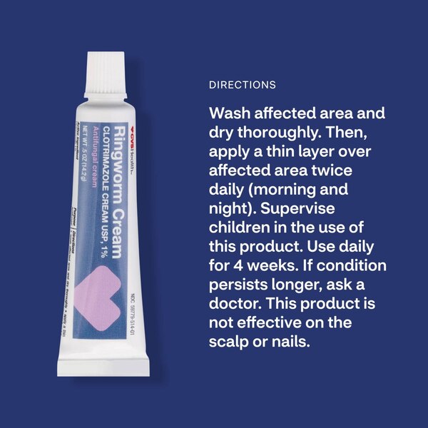 CVS Health Antifungal Ringworm Cream, 0.5 OZ