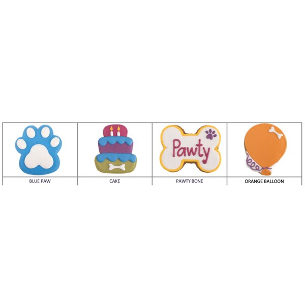 Pet Central Hand Decorated Dog Treats, 4 ct
