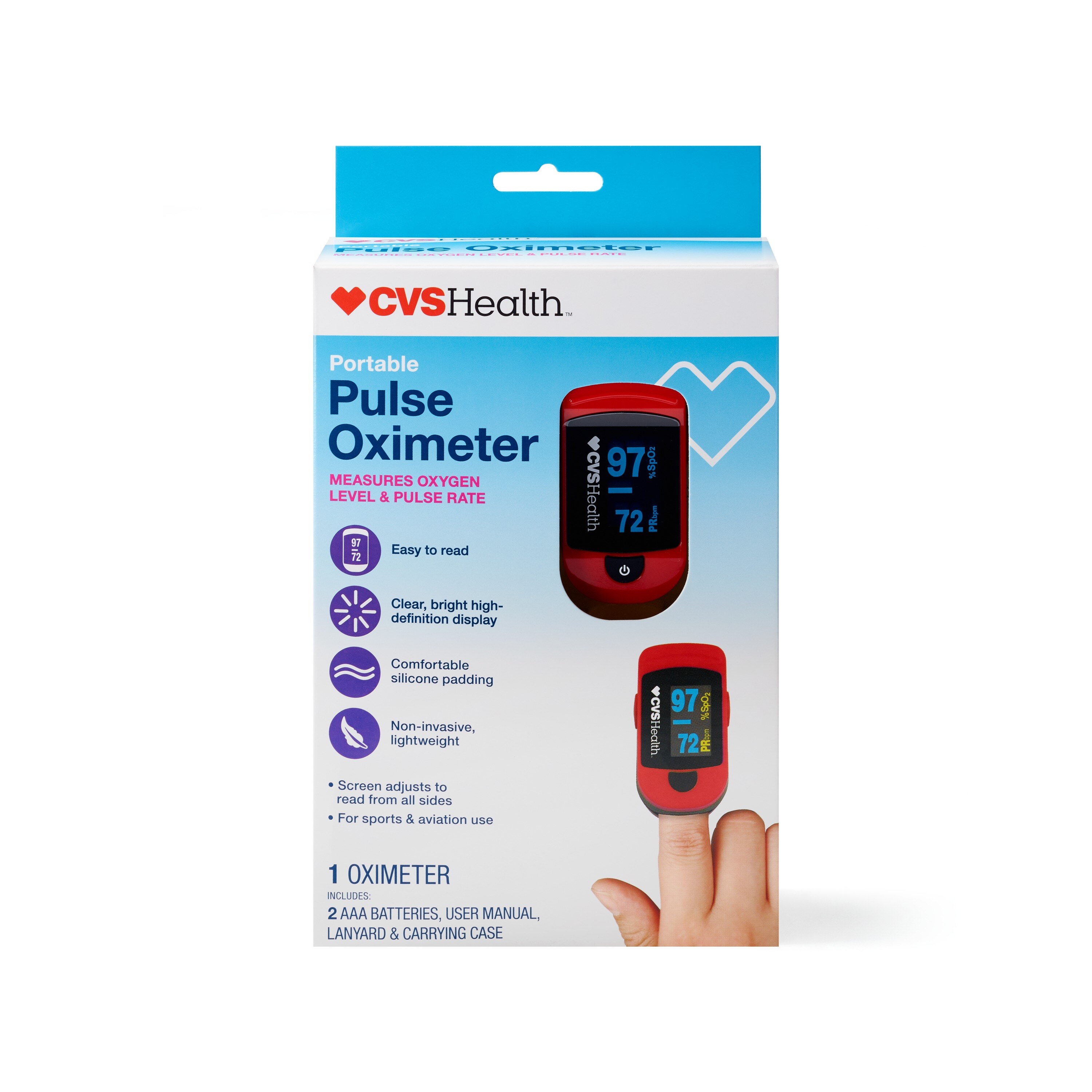CVS Health - Oxímetro de pulso portátil