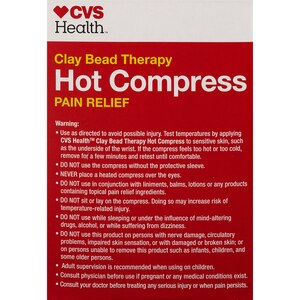 CVS Health Clay Bead Therapy Hot Compress, Medium