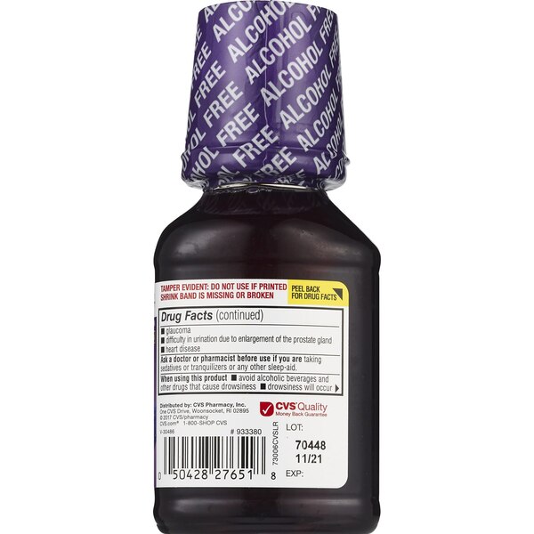 CVS Health Nighttime Sleep Aid Liquid, Berry