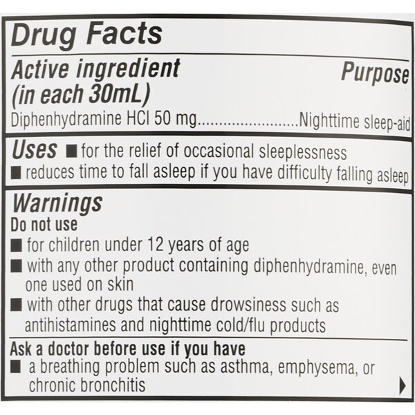 CVS Health Nighttime Sleep Aid Liquid, Berry