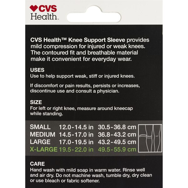CVS Health Knee Support Sleeve