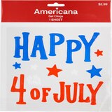 Americana Gel Window Clings, Assorted Designs, thumbnail image