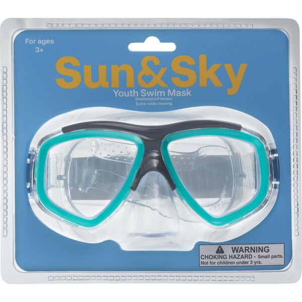 Sun & Sky Youth Swim Mask, Assorted Colors