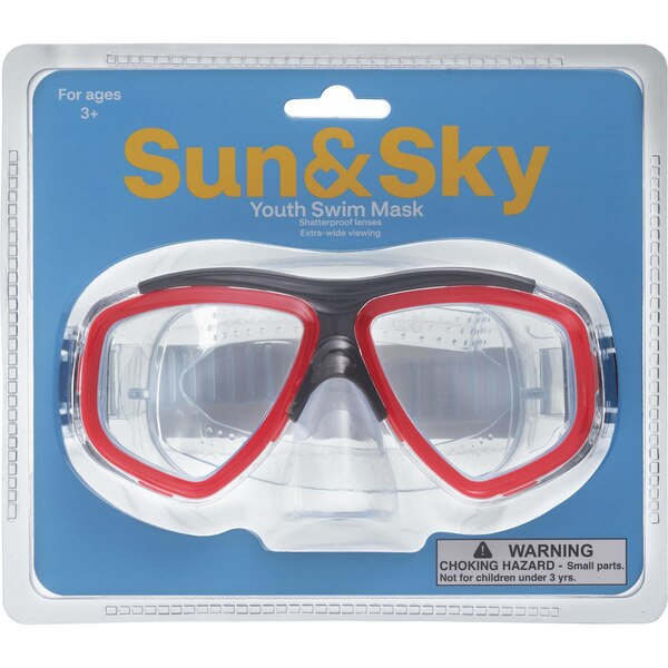 Sun & Sky Youth Swim Mask, Assorted Colors