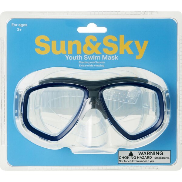 Sun & Sky Youth Swim Mask, Assorted Colors