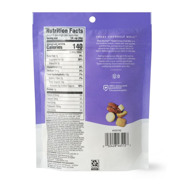 Well Market Apple Crisp Trail Mix, 6 oz