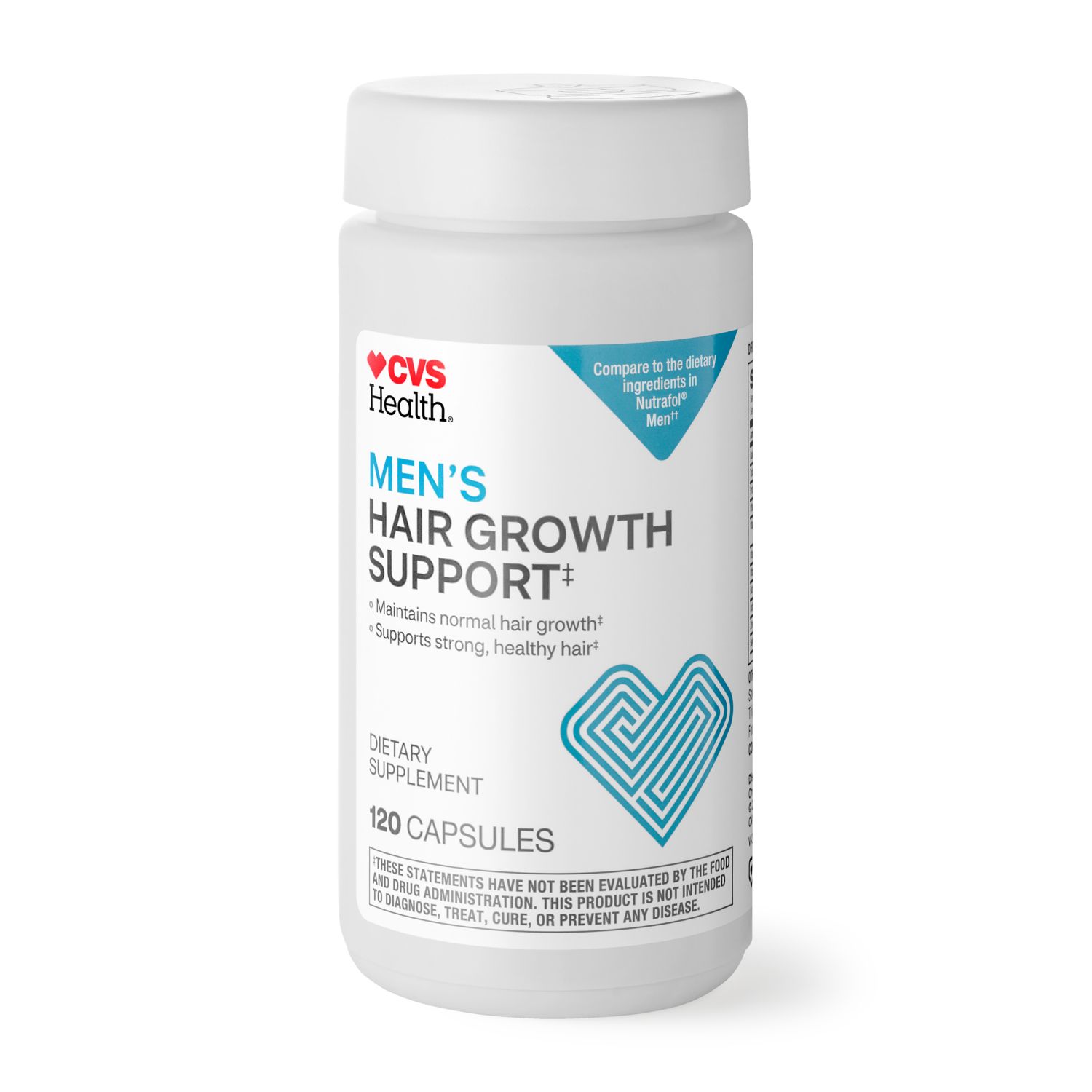 CVS Health Hair Growth Supplement for Men, 120 CT