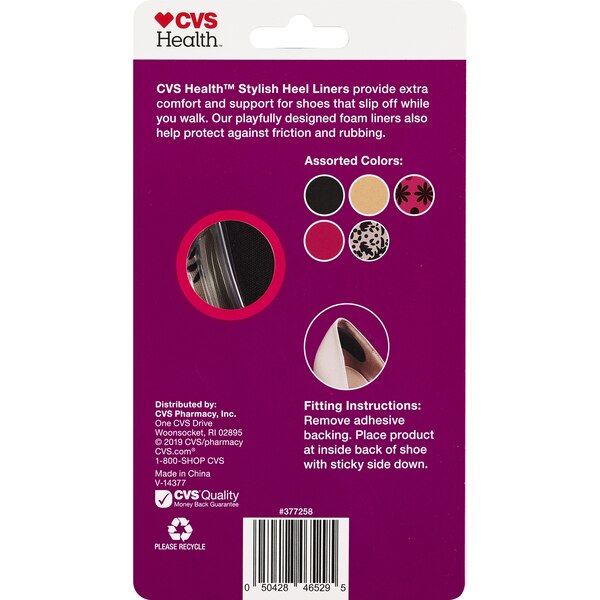 CVS Stylish Health Fashion Heel Liners