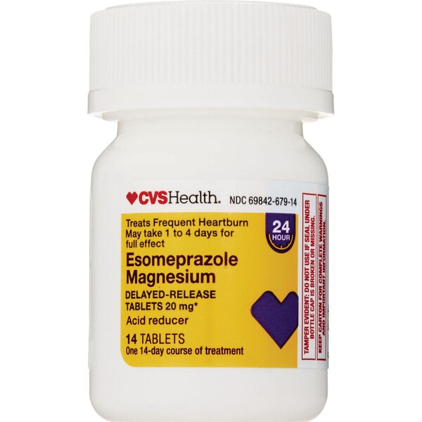 CVS Health Delayed-Release Acid Reducer Tablets, 20 MG