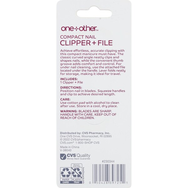 one+other Compact Clipper with File