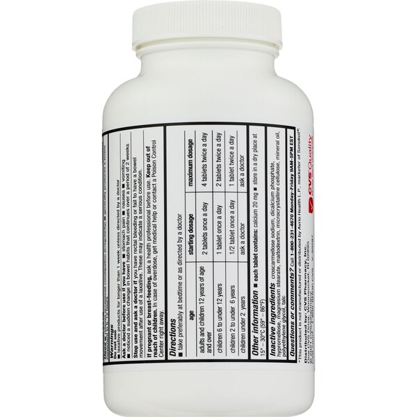 CVS Health Senna Natural Laxative Tablets