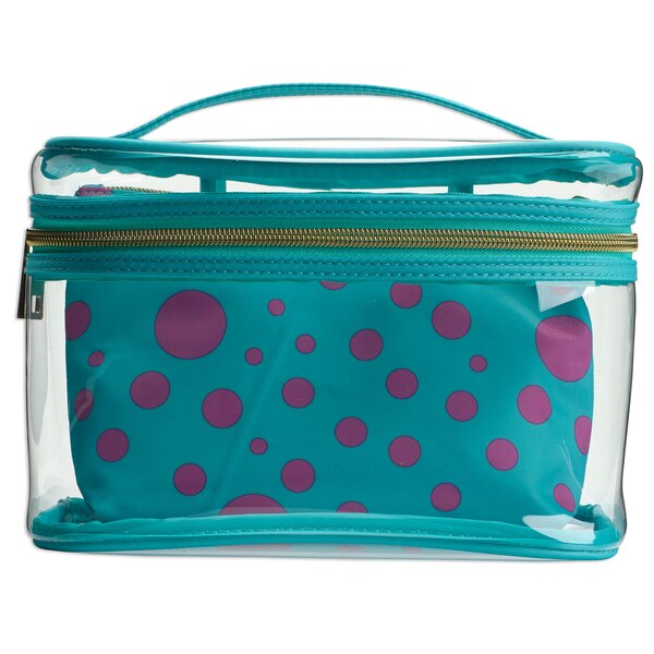 Pop-Arazzi Train Case, Clear, 2 CT