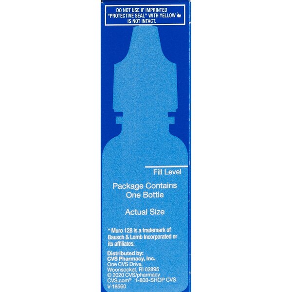 CVS Health Hypertonicity  Ophthalmic Solution Eye Drops, 0.5 fl oz