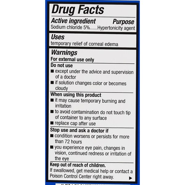 CVS Health Hypertonicity  Ophthalmic Solution Eye Drops, 0.5 fl oz