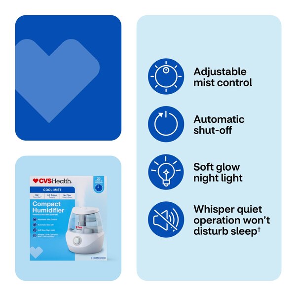 CVS Health Compact Fill Humidifier