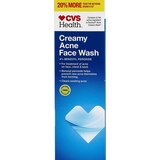 CVS Health Creamy Acne Face Wash, 7.2 OZ, thumbnail image