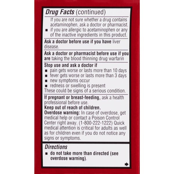 CVS Health 8HR Muscle Aches & Pain Acetaminophen 650 MG Tablets