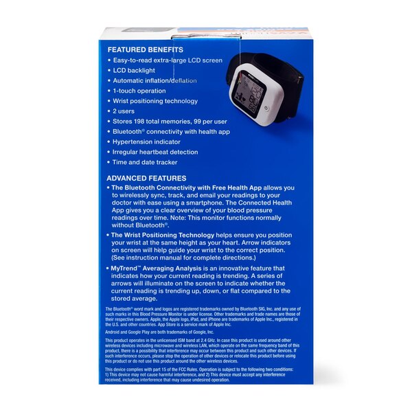 CVS Health Advanced Wrist Blood Pressure Monitor