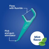 CVS Health Advanced Floss Picks, Mint, thumbnail image