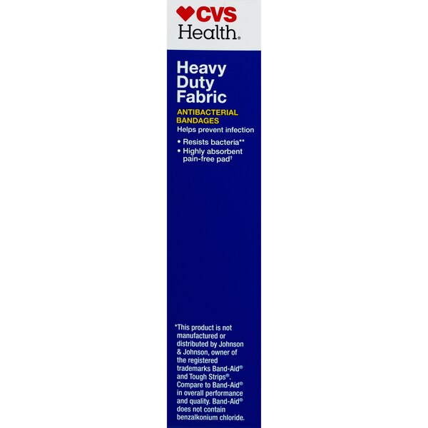 CVS Health Heavy Duty Fabric Anti-Bacterial Bandages
