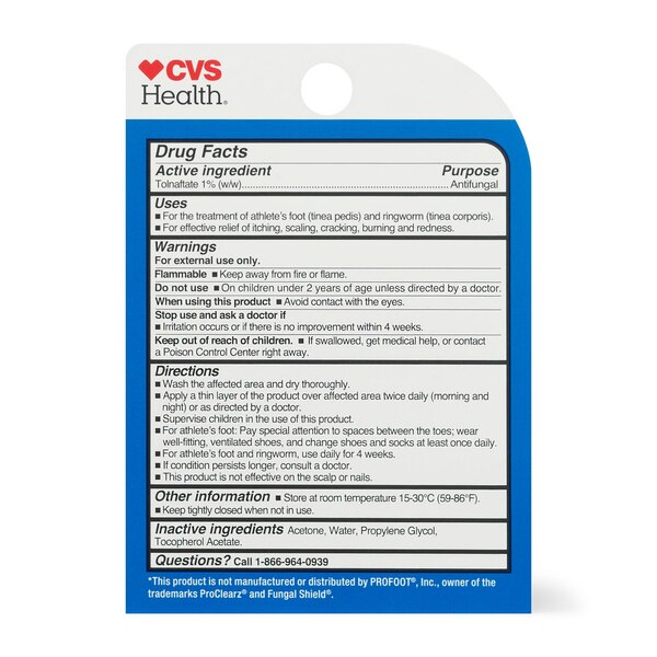 CVS Health Maximum Strength Antifungal Liquid, 1 OZ