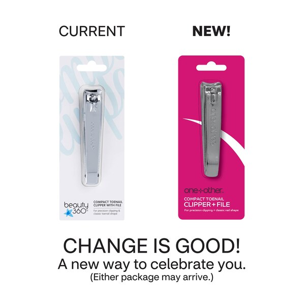 one+other Compact Toe Nail Clipper with File