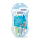 CVS Beauty Women's 4 Blade Disposable Razors, 3 CT, thumbnail image 2 of 7