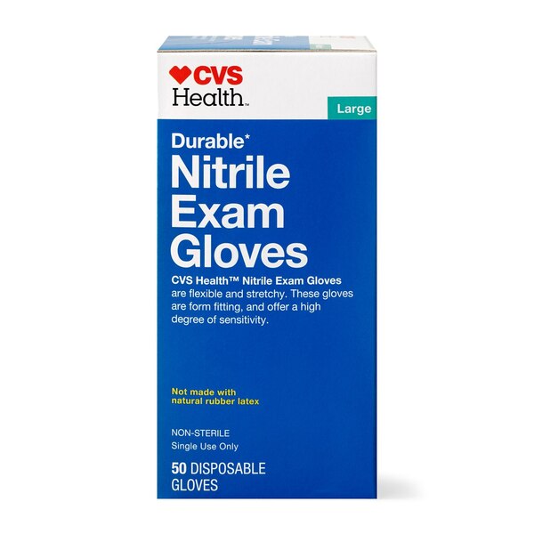 CVS Health - Guantes de nitrilo duraderos para uso médico