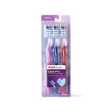CVS Health Clear Pro Toothbrush, Medium Bristle, 3 CT, thumbnail image