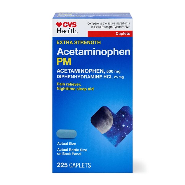 CVS Health Extra Strength Sleep Aid, Mini Capsules, 225 CT