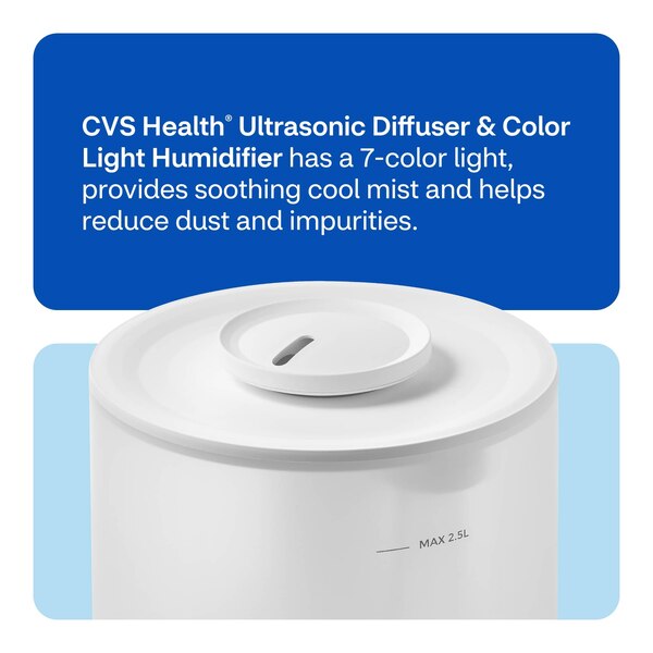 CVS Health Diffuser & Color Light Humidifier