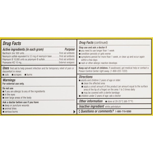 CVS Health Maximum Strength Triple Antibiotic Pain Relieving Ointment, 2 OZ